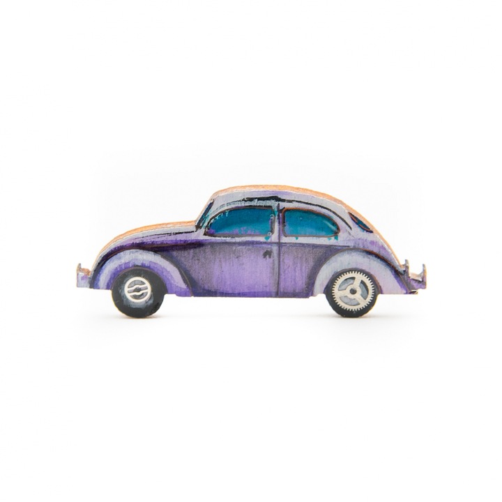 Brosa Lemn VW retro CAR - Mov 512, Mov, 4.5 cm