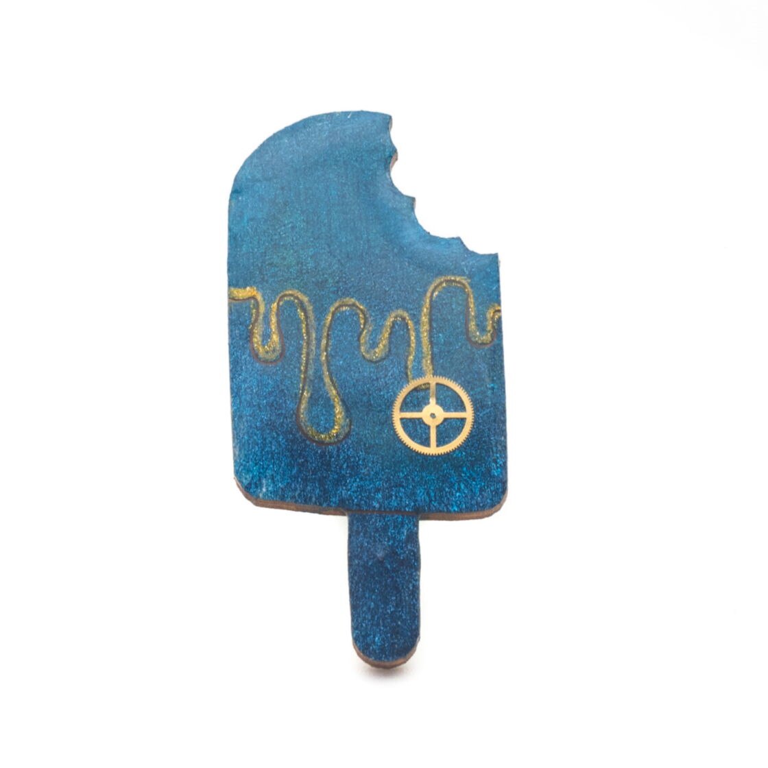 Brosa Lemn Blue IceCream 531, 50mm, Albastru