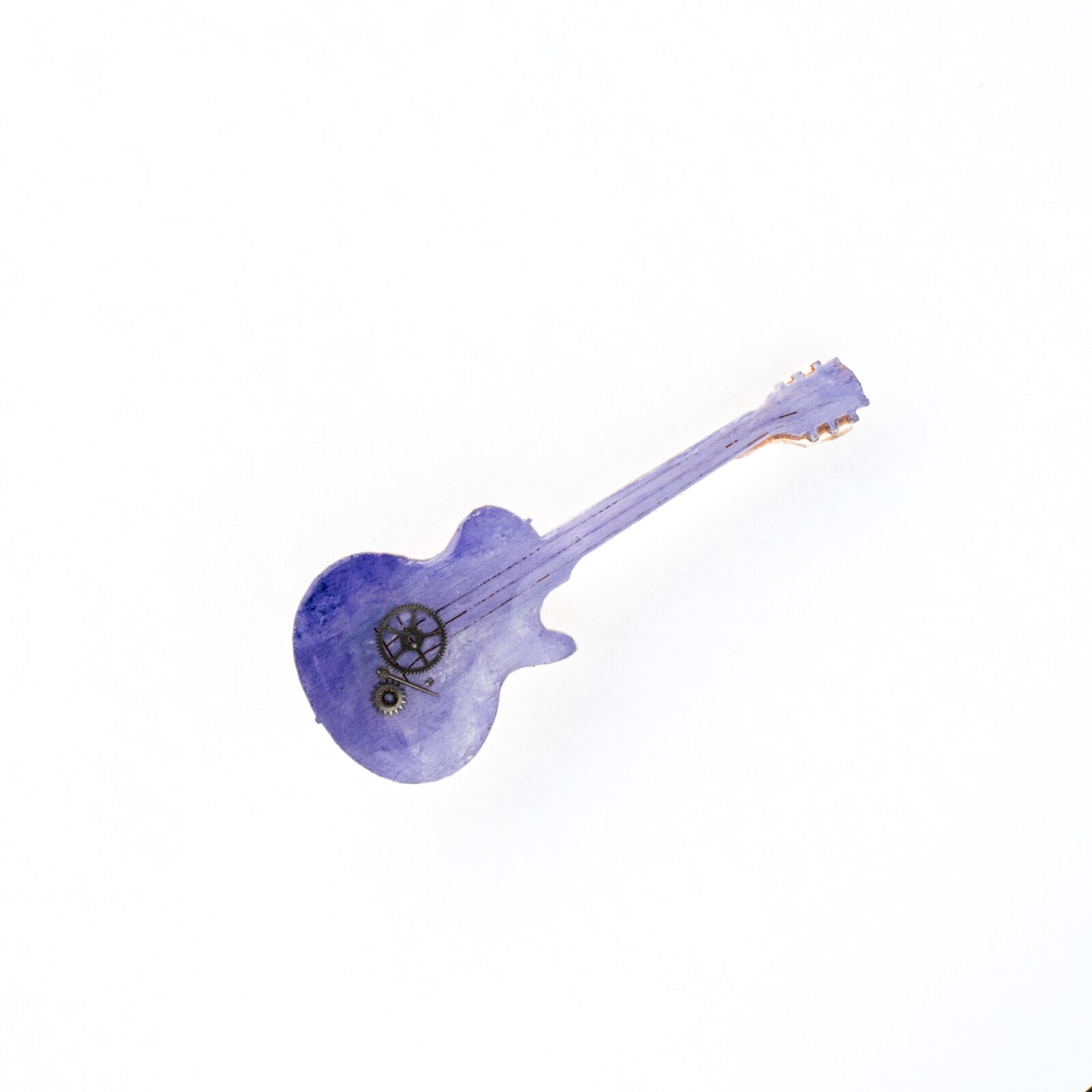 Brosa Lemn Chitara Mov 217, 36mm, Multicolor