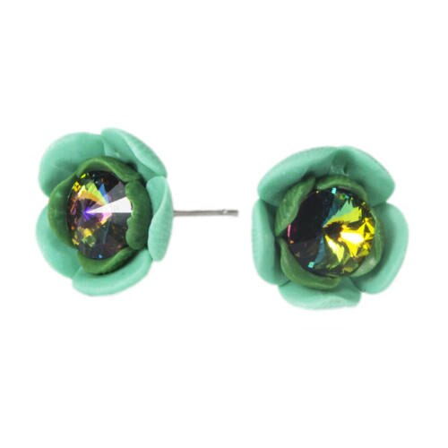 Cercei handmade cu cristale, Miidefloriart, model 145