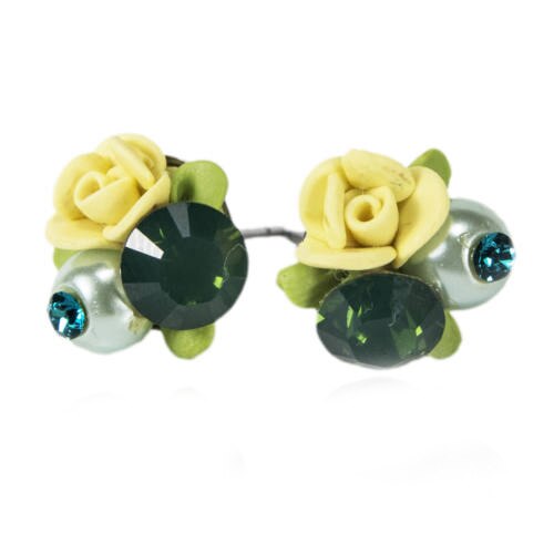 Cercei handmade cu cristale, Miidefloriart, model 144