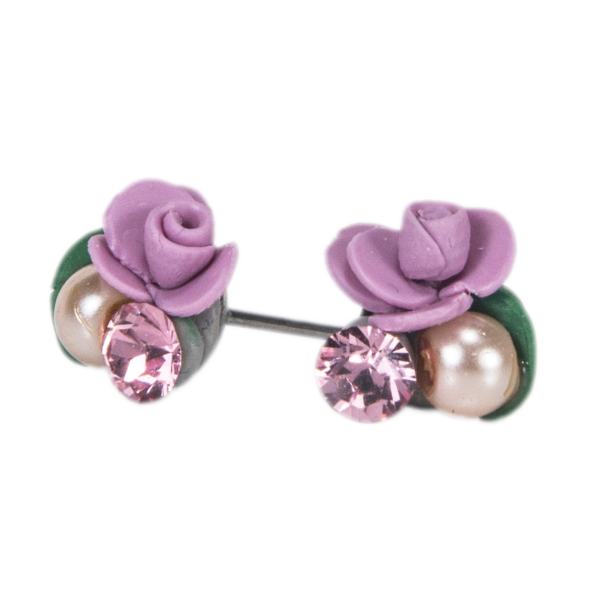 Cercei handmade cu cristale, Miidefloriart, model 141