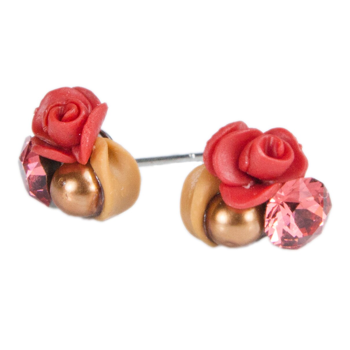 Cercei handmade cu cristale, Miidefloriart, model 131