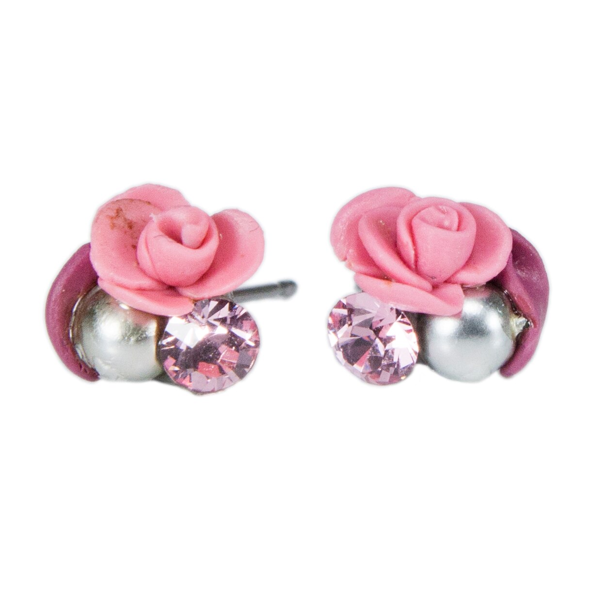 Cercei handmade cu cristale, Miidefloriart, model 128