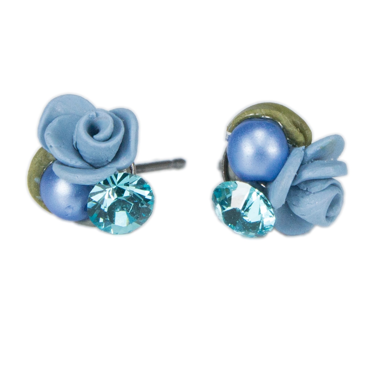 Cercei handmade cu cristale, Miidefloriart, model 126