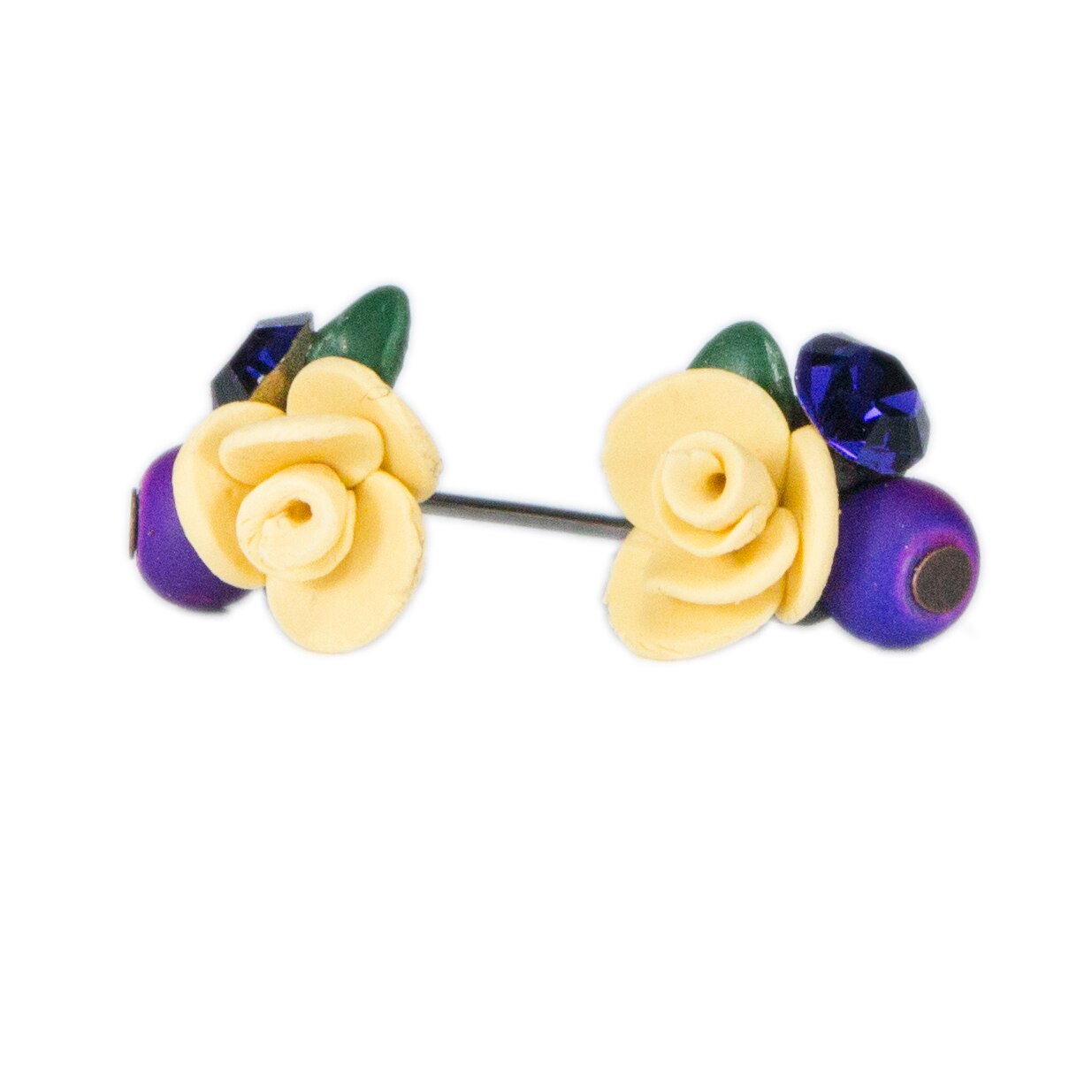 Cercei handmade cu cristale, Miidefloriart, model 122