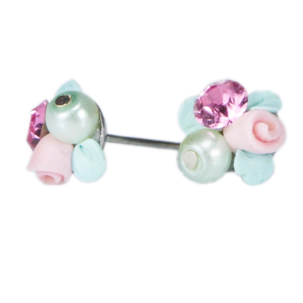 Cercei handmade cu cristale, Miidefloriart, model 121