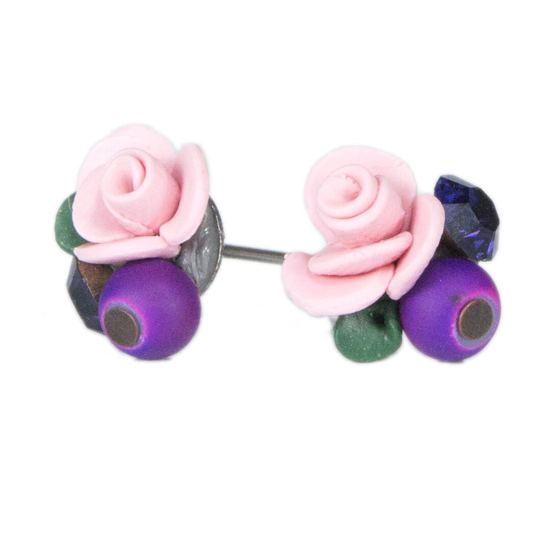 Cercei handmade cu cristale, Miidefloriart, model 119