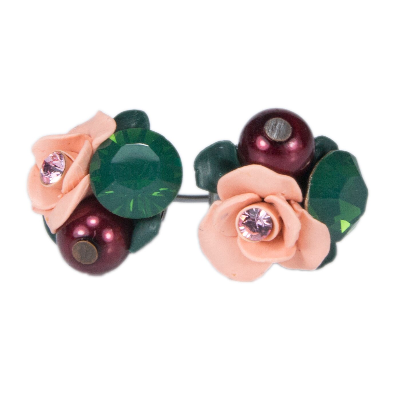 Cercei handmade cu cristale, Miidefloriart, model 117