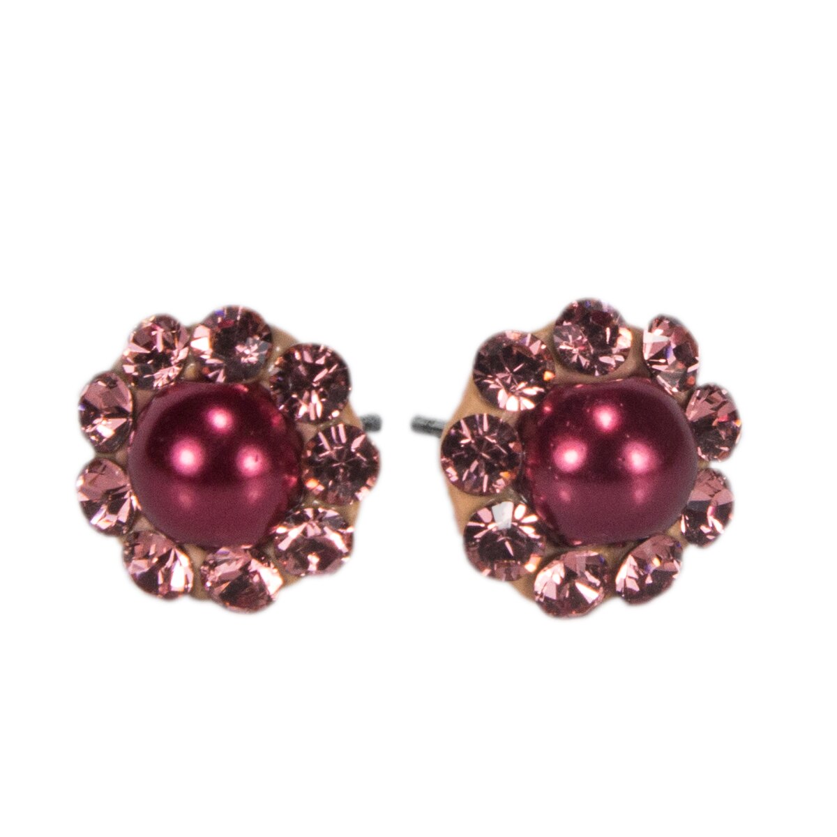 Cercei handmade cu cristale, Xirius Chaton pp21, Miidefloriart, model 03