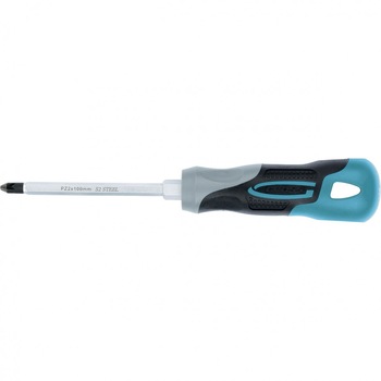 Surubelnita PZ2 x 100 mm, maner cu trei componente, GROSS Surubelnita PZ2 x 100 mm, maner cu trei componente, GROSS
