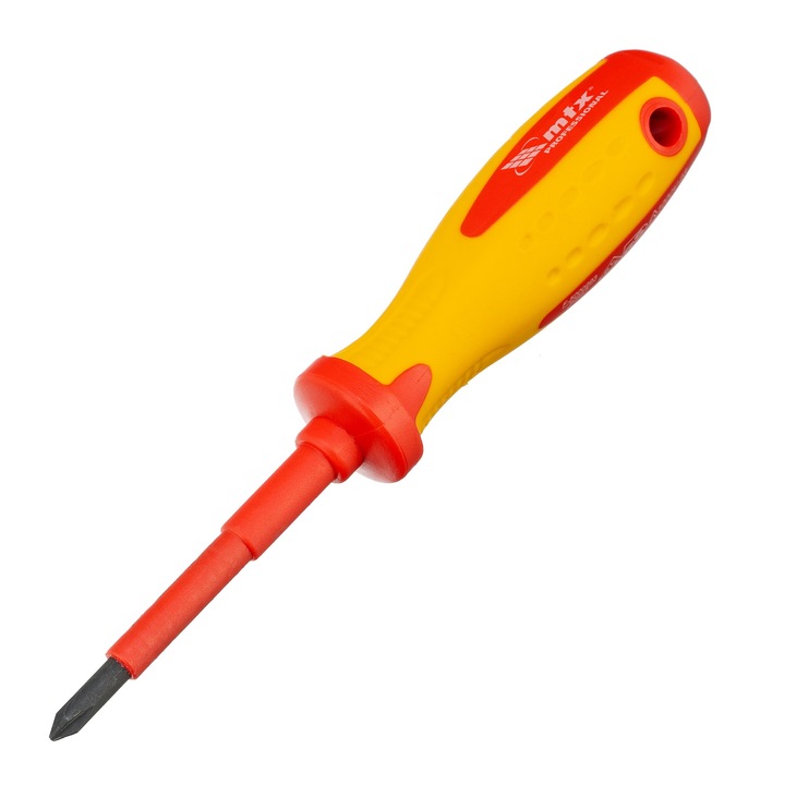 Отвертка Insulated MTX PROFESSIONAL, PH1 х 75 mm, до 1000 V, двукомпонентна дръжка