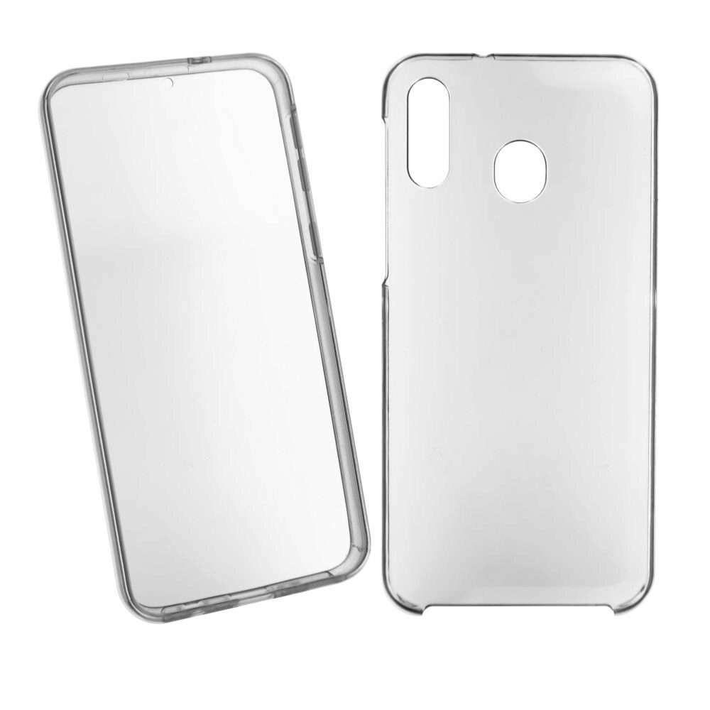 Husa 360° Premium (Fata&Spate) pentru Samsung Galaxy A40, Transparent