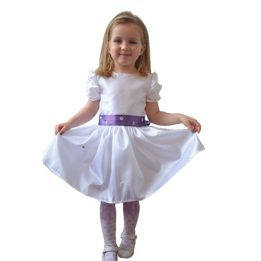 Rochita Floare 32 masura 104, alb