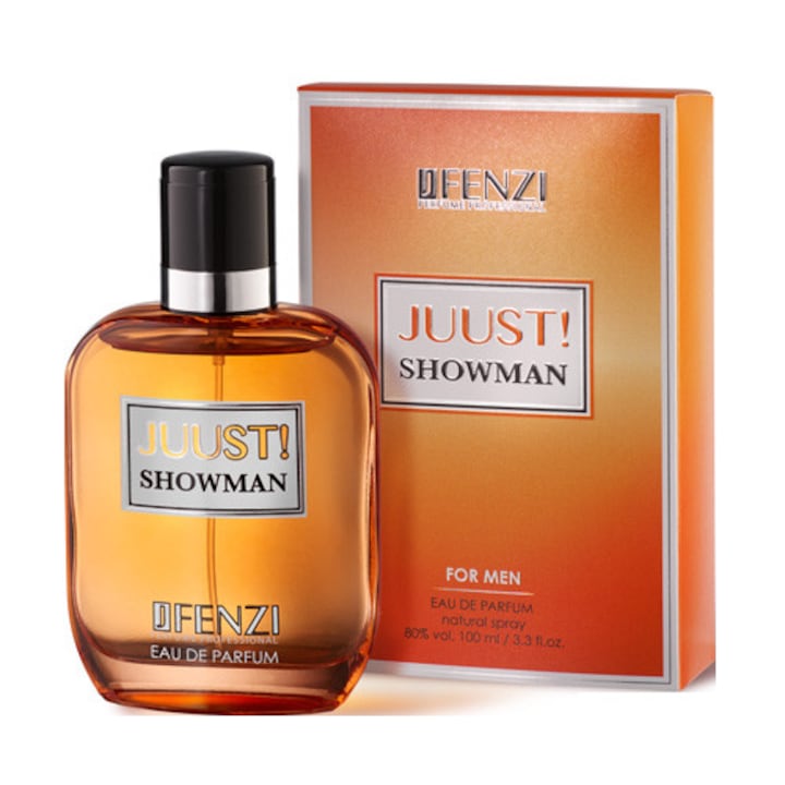Apa de parfum pentru barbati, Jfenzi, 100 ml, Juust! Showman