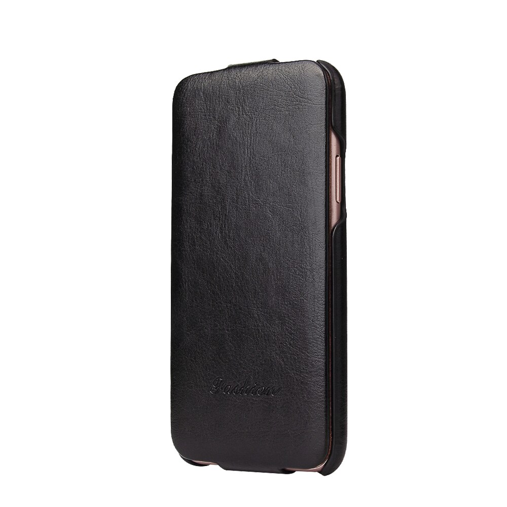 Husa iPhone SE 2 (2020), iPhone 8, iPhone 7, CaseMe, piele fina, tip flip cover, culoare Neagra