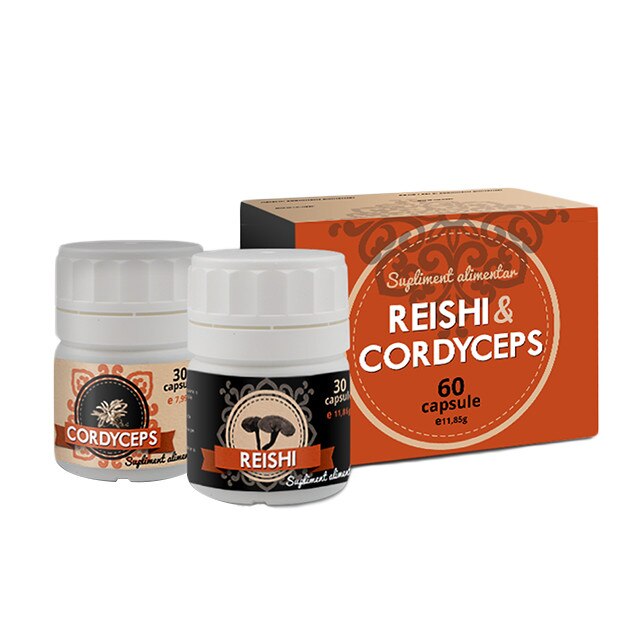 Reishi & Cordyceps supliment alimentar 60 de capsule, Blue Diamond