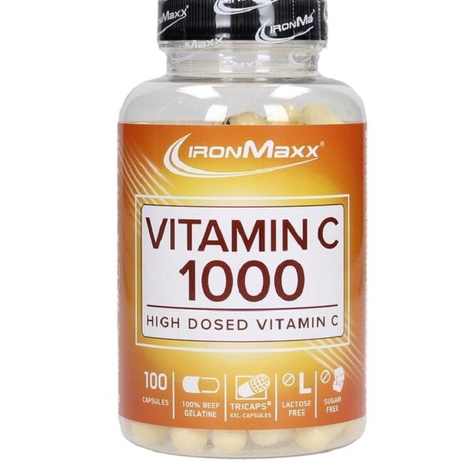 Supliment nutritiv, Ironmaxx Vitamina C 1000, 100caps