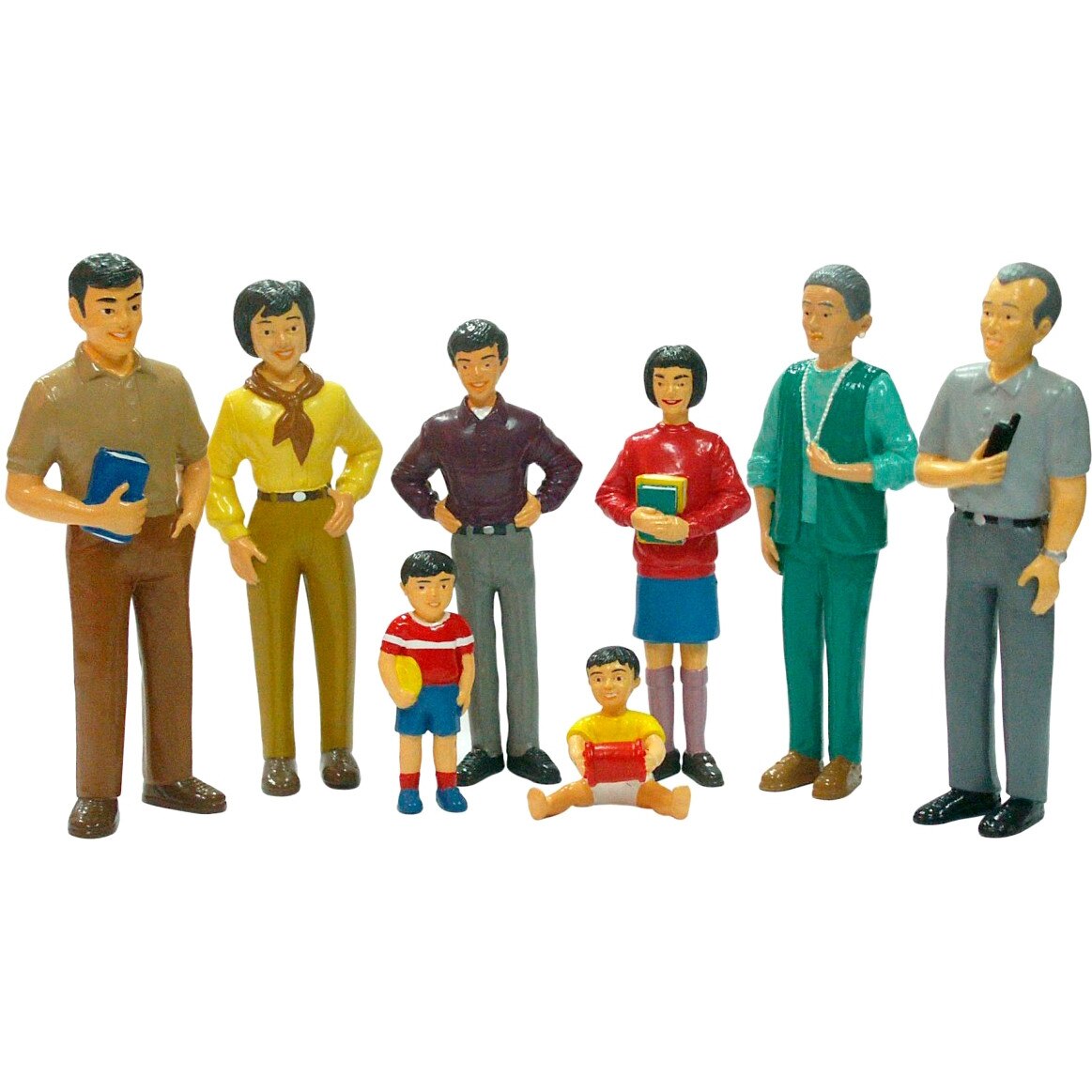 Set de 8 figurine Familie asiatica, Miniland eMAG.ro