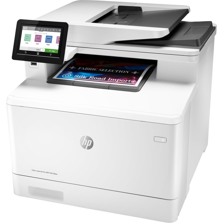 Лазерен цветен принтер HP LaserJet Pro MFP M479fdw, Duplex, ADF, Мрежов, Wireless, A4