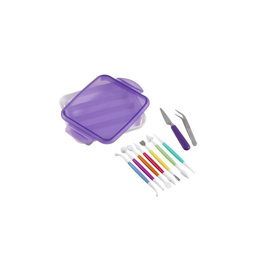 Set de ustensile pentru modelare Fondant si Gum Paste, 10 bucati, Wilton