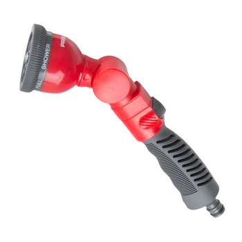 Pistol stropit rabatabil multijet, jet reglabil in 6 pozitii diferite, unghi de maxim 120 grade Pistol stropit rabatabil multijet, jet reglabil in 6 pozitii diferite, unghi de maxim 120 grade