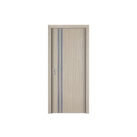 usa interior din mdf cu toc inclus novo doors nd 08g lux  dimensiune 200x60 centimetri maner patrat geam sablat cadru din lemn masiv din rasinoase balamale si clanta incluse toc reglabil de 30 centimetri plinta pe ambele parti gri imagen 44_0_
0