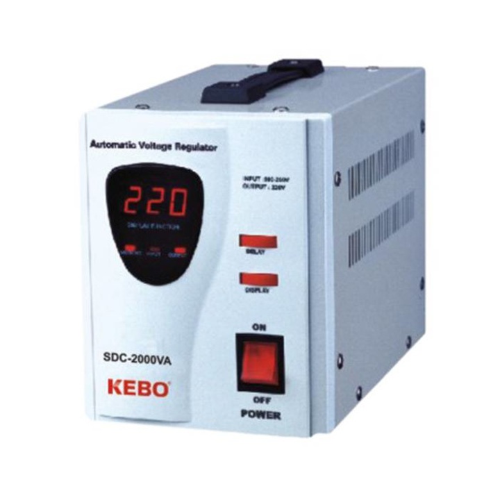 Стабилизатор на напрежение със серво мотор SDC-2000 140VAC/260VAC 220VAC 2000VA