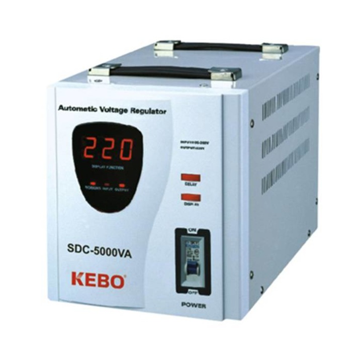 Стабилизатор на напрежение със серво мотор SDC-5000 140VAC/260VAC 220VAC 5000VA
