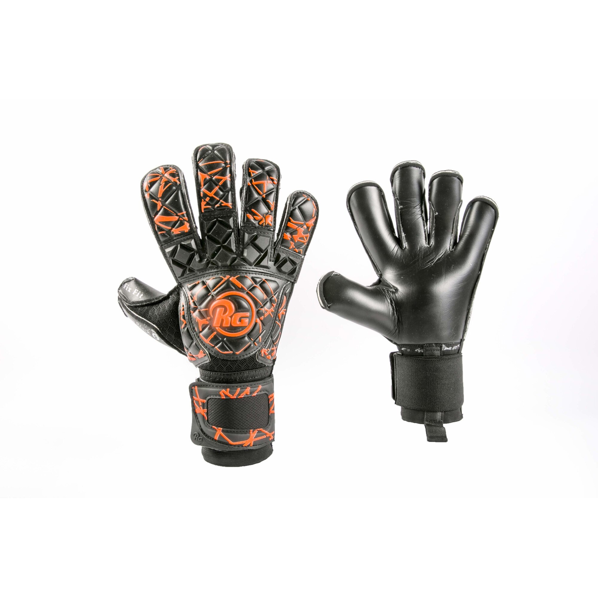 Manusi de portar RG Snaga Black 2019, Negru/Portocaliu, 6
