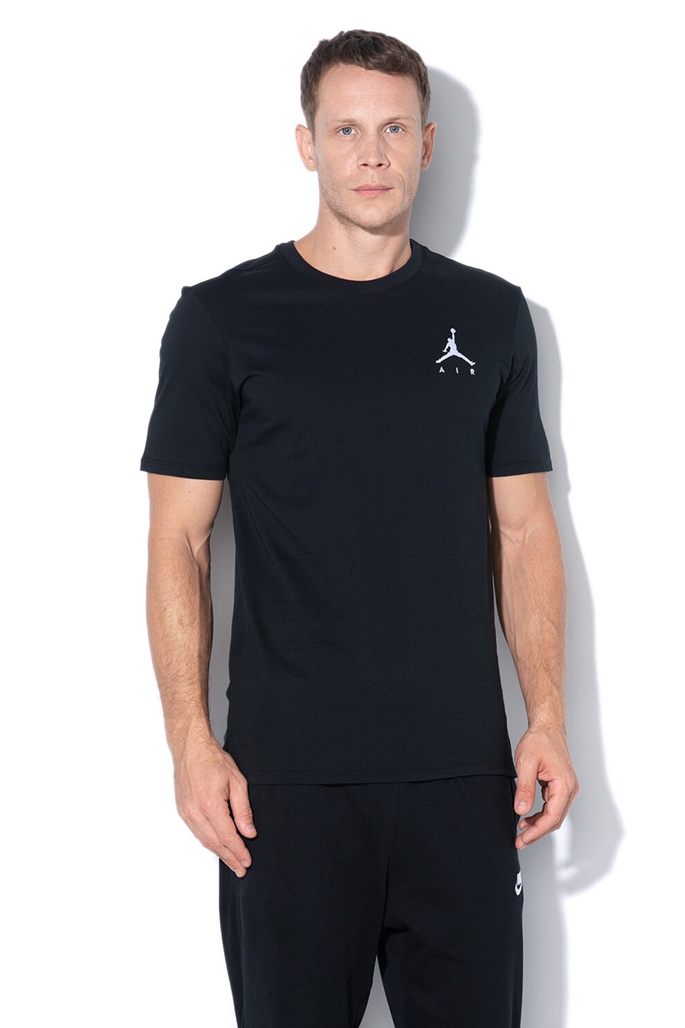 Nike, Tricou de bumbac Jumpman Air, Negru