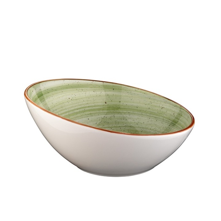 Bol inclinat din portelan AURA THERAPY 8cm 60cc ATH VNT 8KS