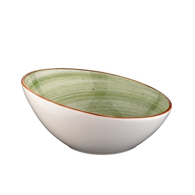 Bol inclinat din portelan AURA THERAPY 22cm 750cc ATH VNT 22KS