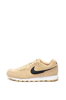 Nike, Pantofi sport de piele intoarsa MD Runner 2, Maro camel, 7 Nike, Pantofi sport de piele intoarsa MD Runner 2, Maro camel, 7