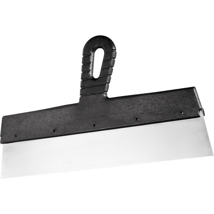 Spaclu fatada din otel, 450 mm, maner din plastic, SIBRTEH
