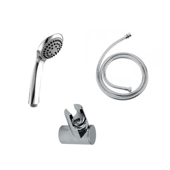 Set dus 3 piese FERRO, Stella, Para dus, Furtun dus, Suport dus, Cromat Set dus 3 piese FERRO, Stella, Para dus, Furtun dus, Suport dus, Cromat