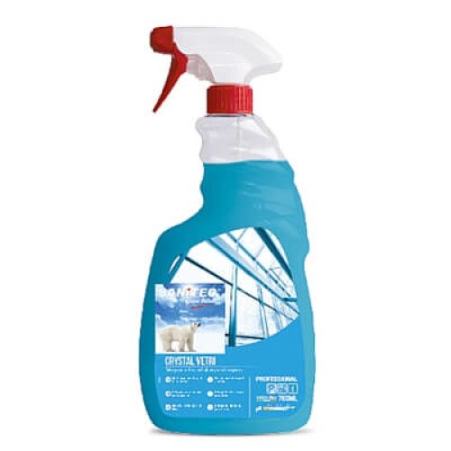 Set de 6 buc - Detergent cu uz multiplu pentru geamuri SANITEC, 750 ml