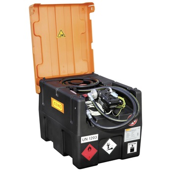 Rezervor mobil pentru benzina KS - Mobile Easy 190 l, cu electropompa de 12 V, pistol automat si capac, Romtank Rezervor mobil pentru benzina KS - Mobile Easy 190 l, cu electropompa de 12 V, pistol automat si capac, Romtank