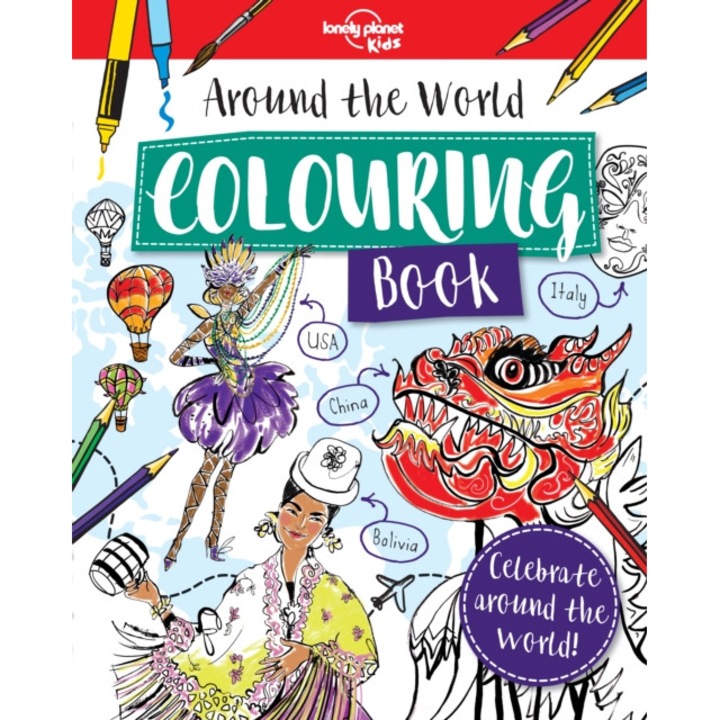 Around the World Colouring Book de Lonely Planet Kids