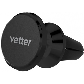 Suport Auto Vetter Magnetic Air Vent, with Swivel Ball Head 2nd Gen, Aluminum, Black Suport Auto Vetter Magnetic Air Vent, with Swivel Ball Head 2nd Gen, Aluminum, Black