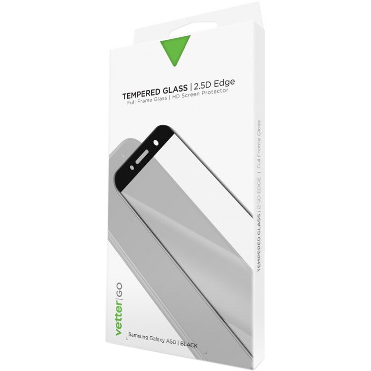 Folie de protectie Vetter Tempered Glass Vetter GO pentru Samsung Galaxy A50/Galaxy A30, Black