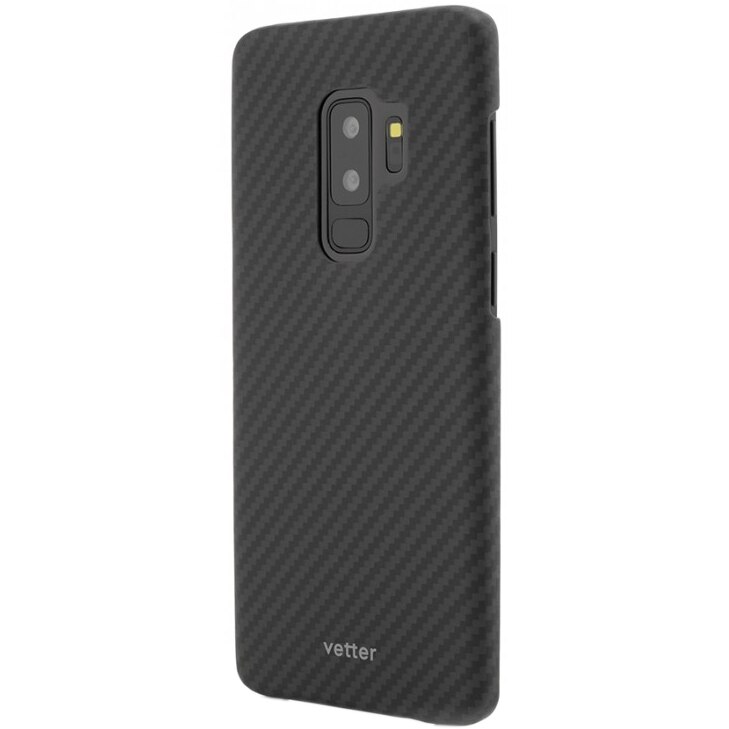 Husa de protectie Vetter Clip-On Ultra Slim pentru Samsung Galaxy S9 Plus, Black