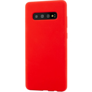 Husa de protectie Vetter Clip-On Soft Touch Silk Series pentru Samsung Galaxy S10+, Red Husa de protectie Vetter Clip-On Soft Touch Silk Series pentru Samsung Galaxy S10+, Red