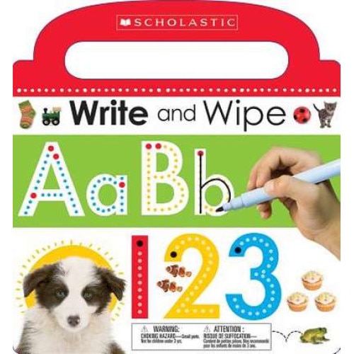 Write and Wipe ABC 123 de Inc. Scholastic