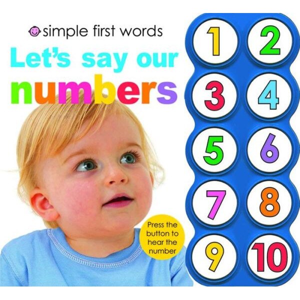 Simple First Words Let's Say Our Numbers de Roger Priddy