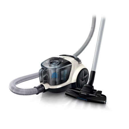 Aspirator fara sac Philips Power Pro Compact FC8479/92, 1.5 l, Tub telescopic metalic, 1500 W, EPA 10, Alb