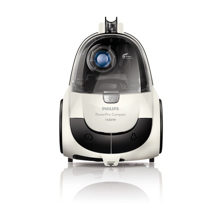 Aspirator fara sac Philips Power Pro Compact FC8479/92, 1.5 l, Tub telescopic metalic, 1500 W, EPA 10, Alb