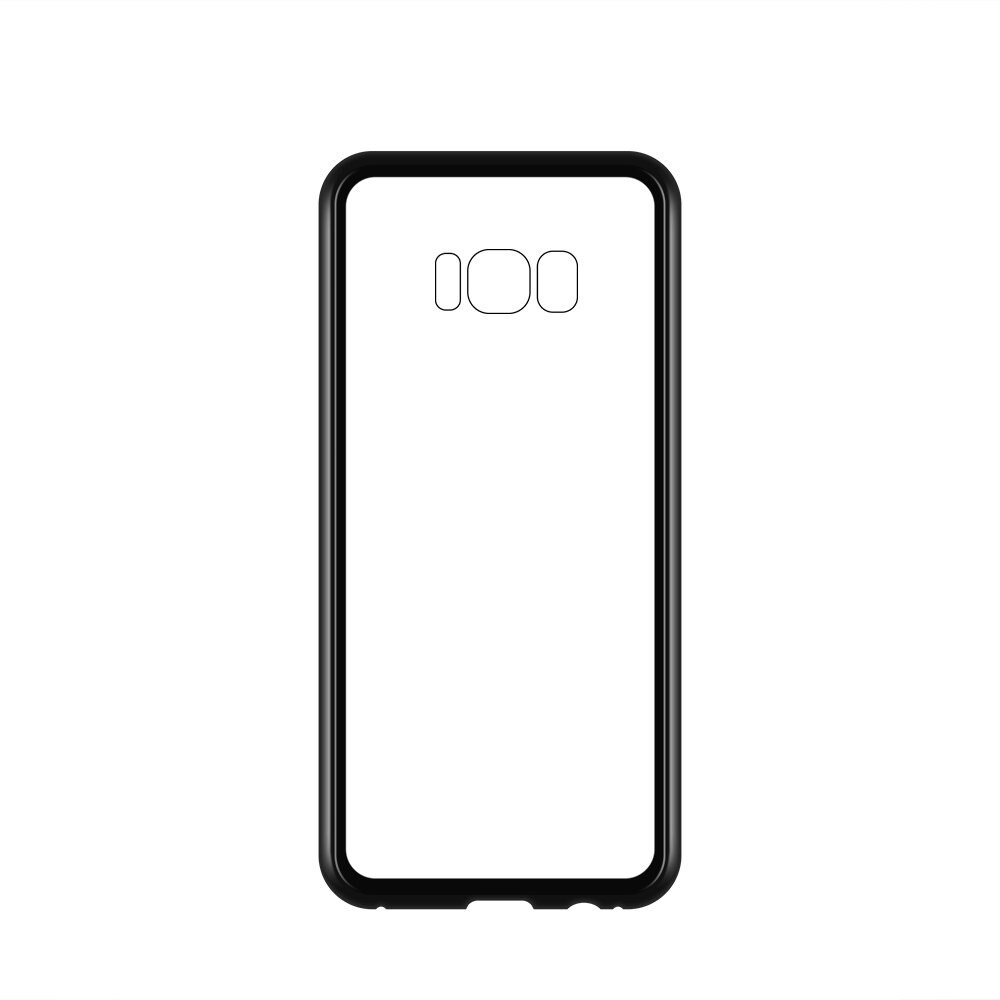 Husa Magnetica , Samsung Galaxy S8 Plus G955, Negru / Transparent