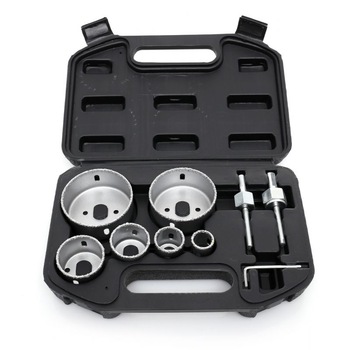 Set freze pentru beton diamantate 9 piese KraftDele KD10285 Set freze pentru beton diamantate 9 piese KraftDele KD10285