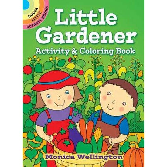 Little Gardener Activity & Coloring Book de Monica Wellington